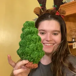 Crocheted Tree 7” X 4 1/2