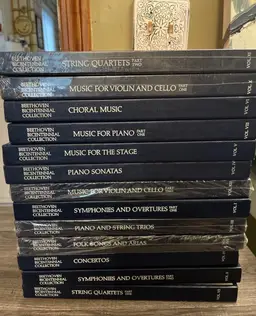 Beethoven Bicentennial Vinyl Collection Volumes Lot Of 13 2 Are Sealed.