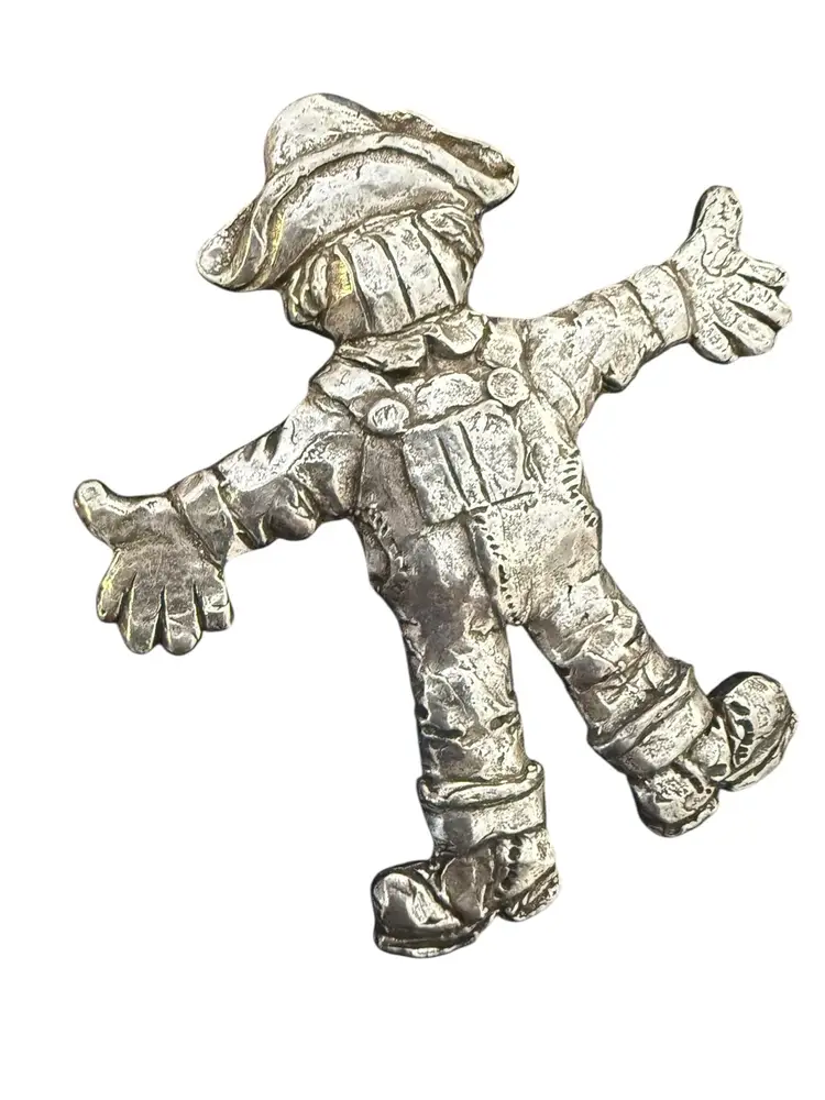 Sheridan Pewter Scarecrow Brooch
