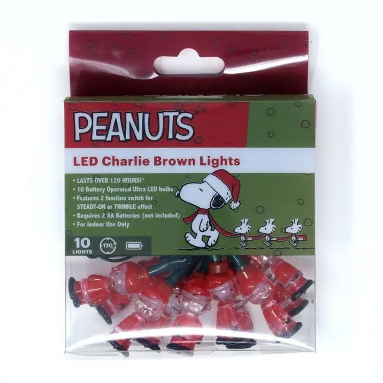 LED Charlie Brown Christmas Lights - Peanuts