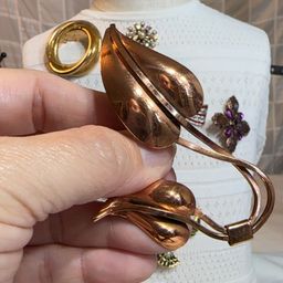 Renoir Copper Brooch