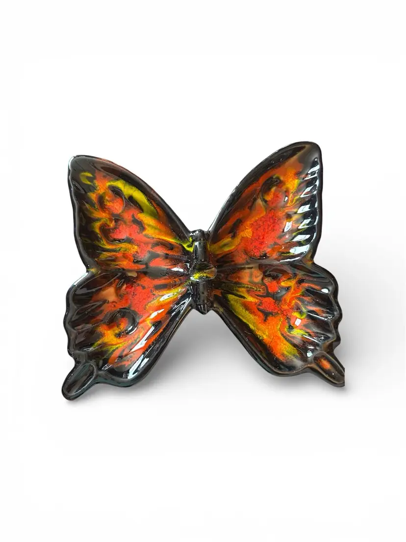 Vintage Butterfly Ashtray/Trinket Dish Circa 1991