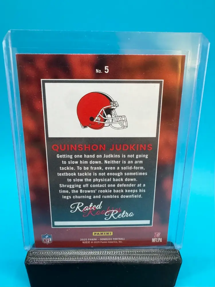 Quinshon Judkins Donruss Rated Rookie Retro RC Cleveland Browns