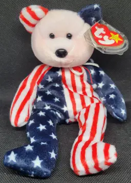 TY Beanie Baby - Spangle (Pink Head) - 1999
