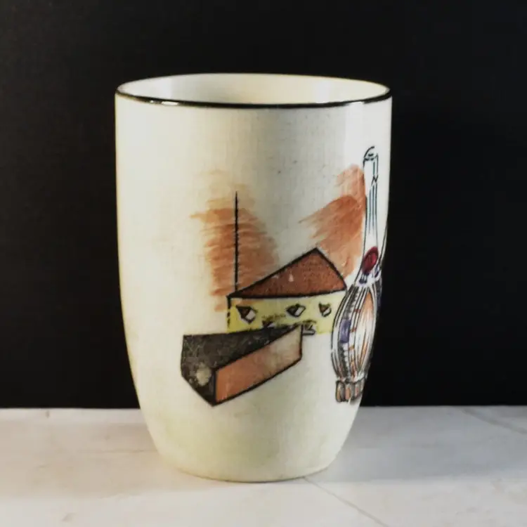 Vintage 1950s Royal Sealy Capri Cup Chianti Bottle & Cheese Japan