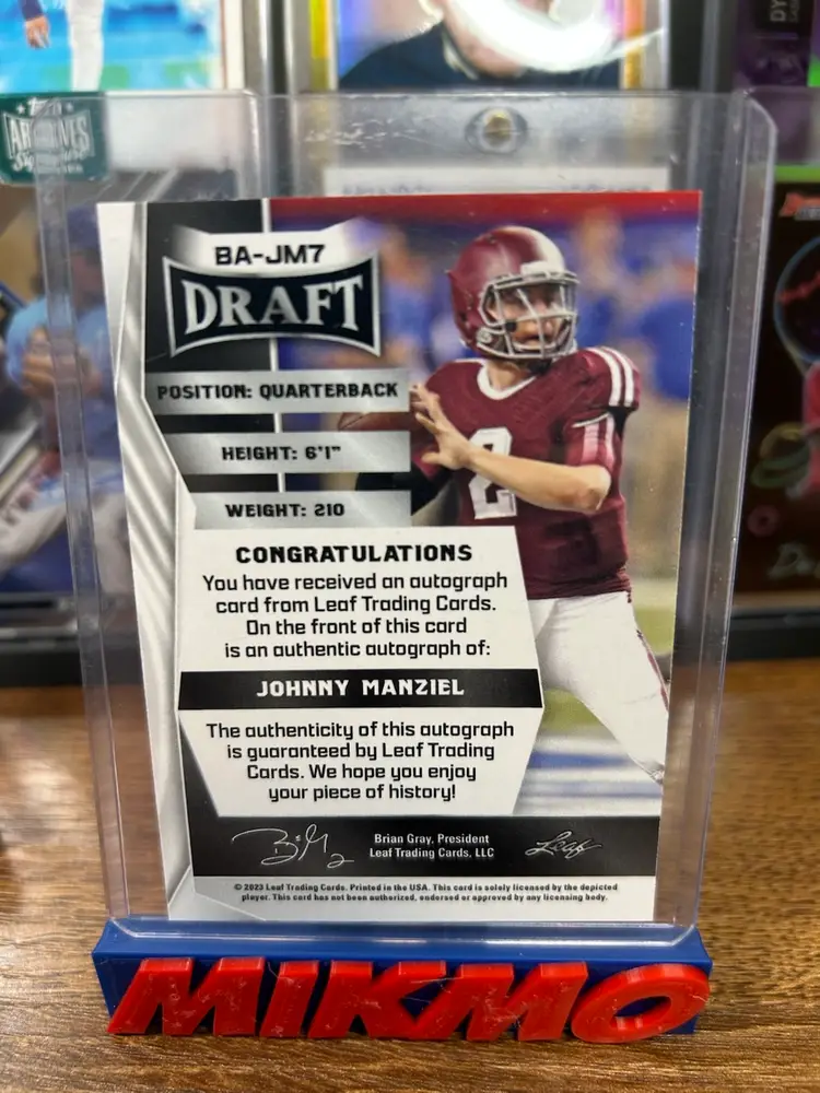 Johnny Manziel Auto