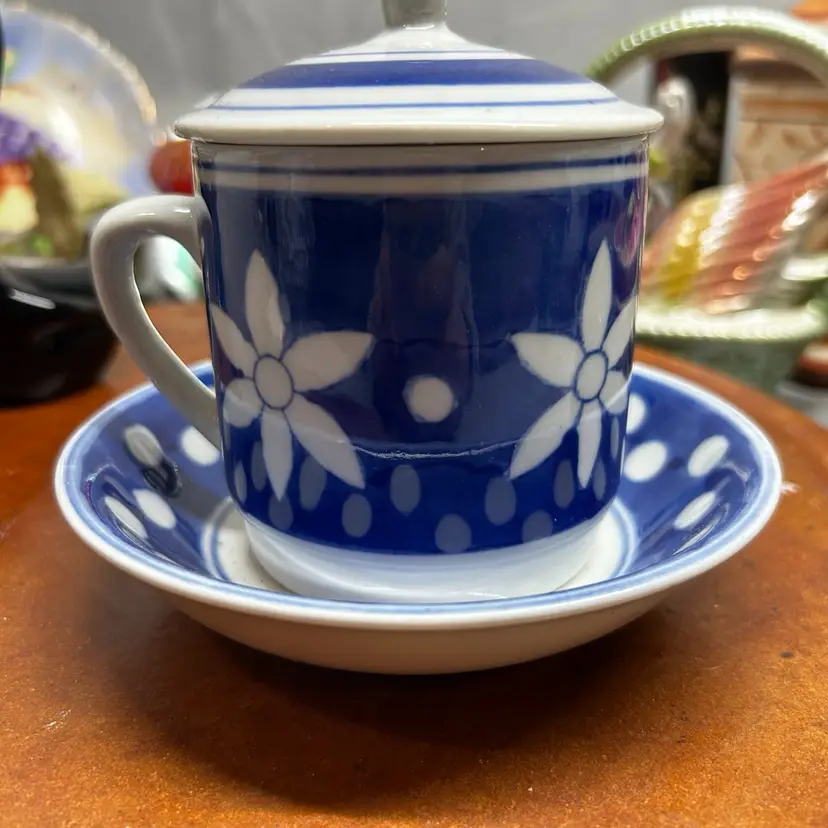 Lidded Cup With Dish