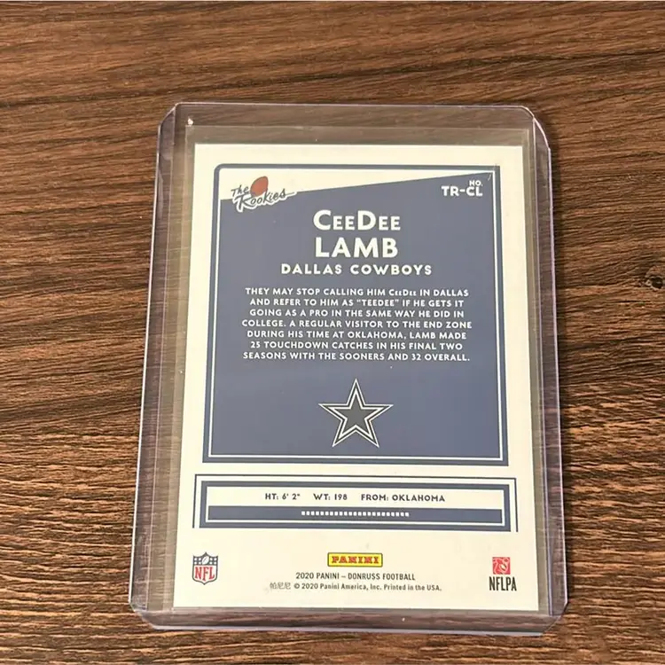 CeeDee Lamb RC - 2020 Donruss The Rookies - Dallas Cowboys