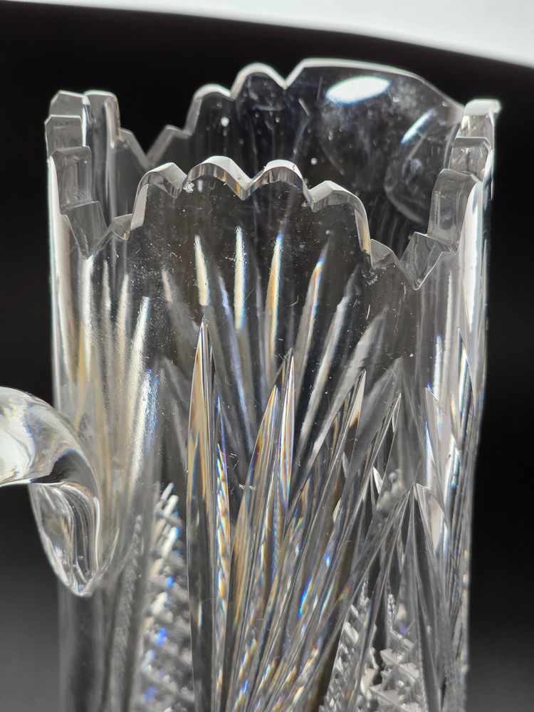 Brilliant cut glass pitcher
