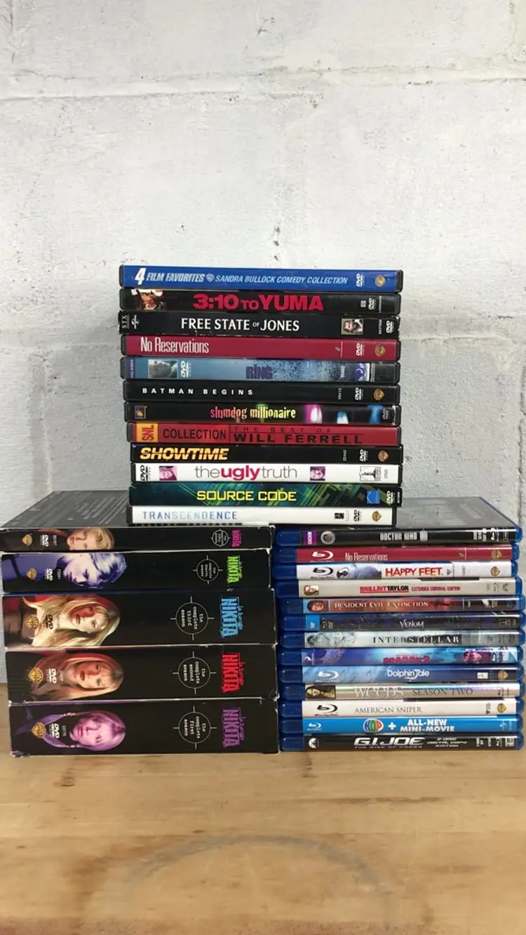 Mixed DVD and Blu-Ray Lot