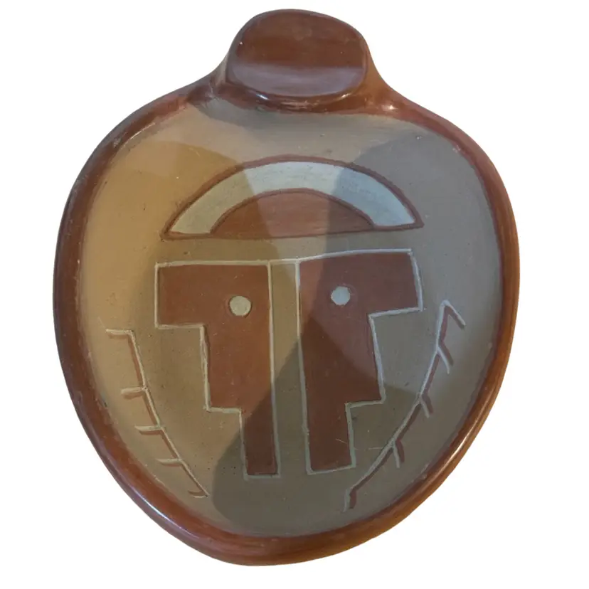 Santa Clara Pueblo Bear Ashtray/trinket Tray