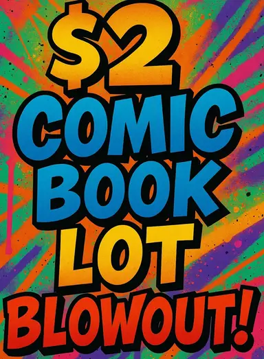 $2 Comic Book And Graphic Novel Bulk Lot Blowout! 