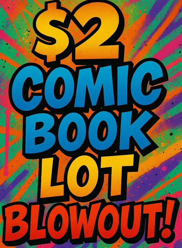 $2 Comic Book And Graphic Novel Bulk Lot Blowout! 