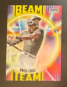 Oneil Cruz Stadium Club Chrome Beam Team (RC)