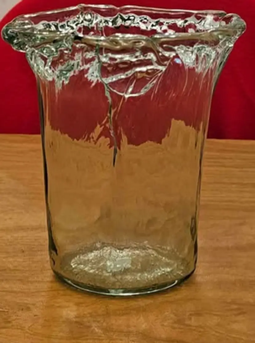 Recycled glass vase from the Vidrios San Miguel studio in Spain