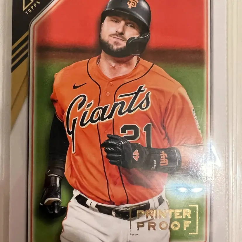 Joey Bart Printer’s Proof San Francisco Giants