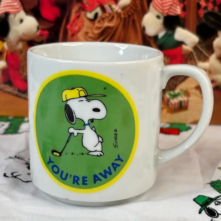 Snoopy Golf Mug - “You’re Away”