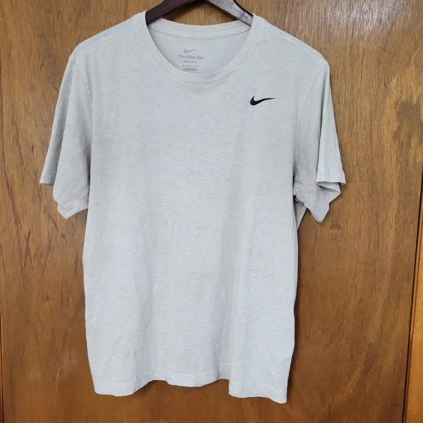 Nike Tee Mens Medium Gray Dri Fit