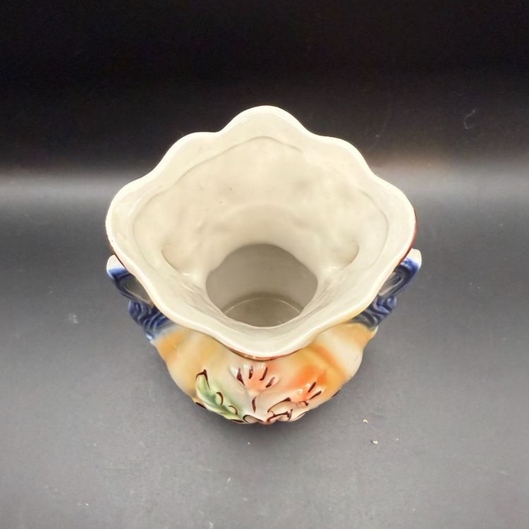 Vintage Brazilian Lusterware Ceramic Vase