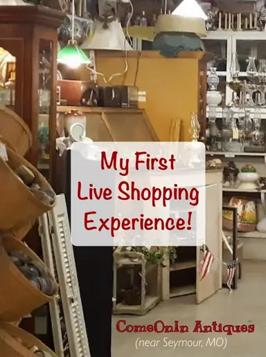 1st Time Live Shopping - We’re Going To ComeOnIn Antiques