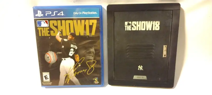 Sony Playstation 4 PS4 MLB The Show 17 Ken Griffey Jr & The Show 18 Aaron Judge