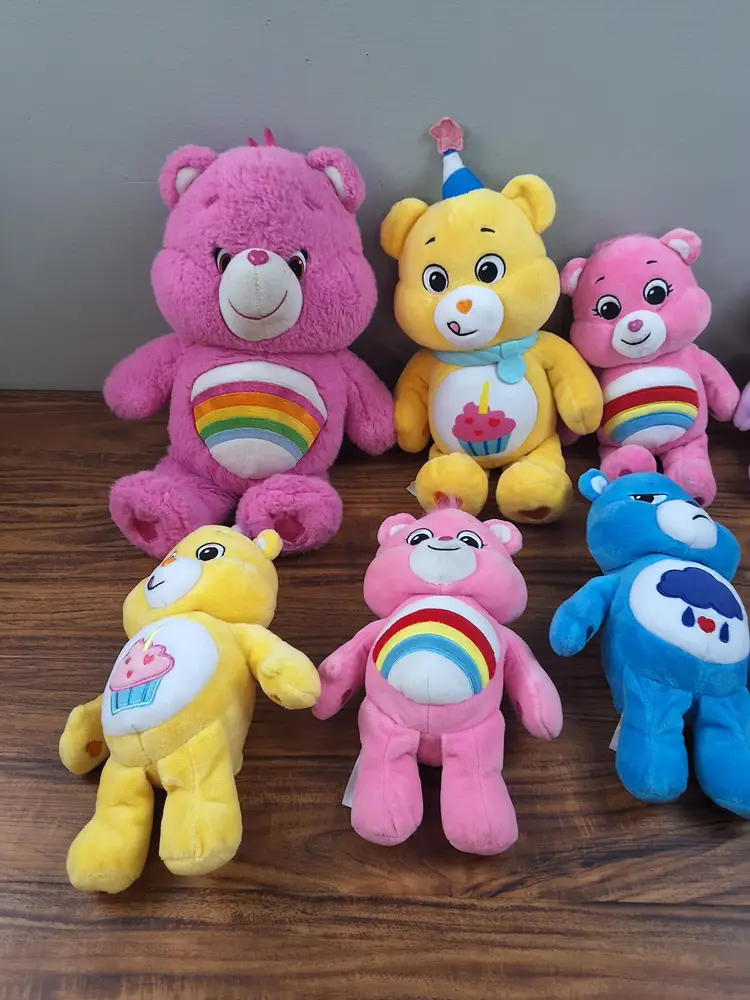 Care Bear Plush lot of 6