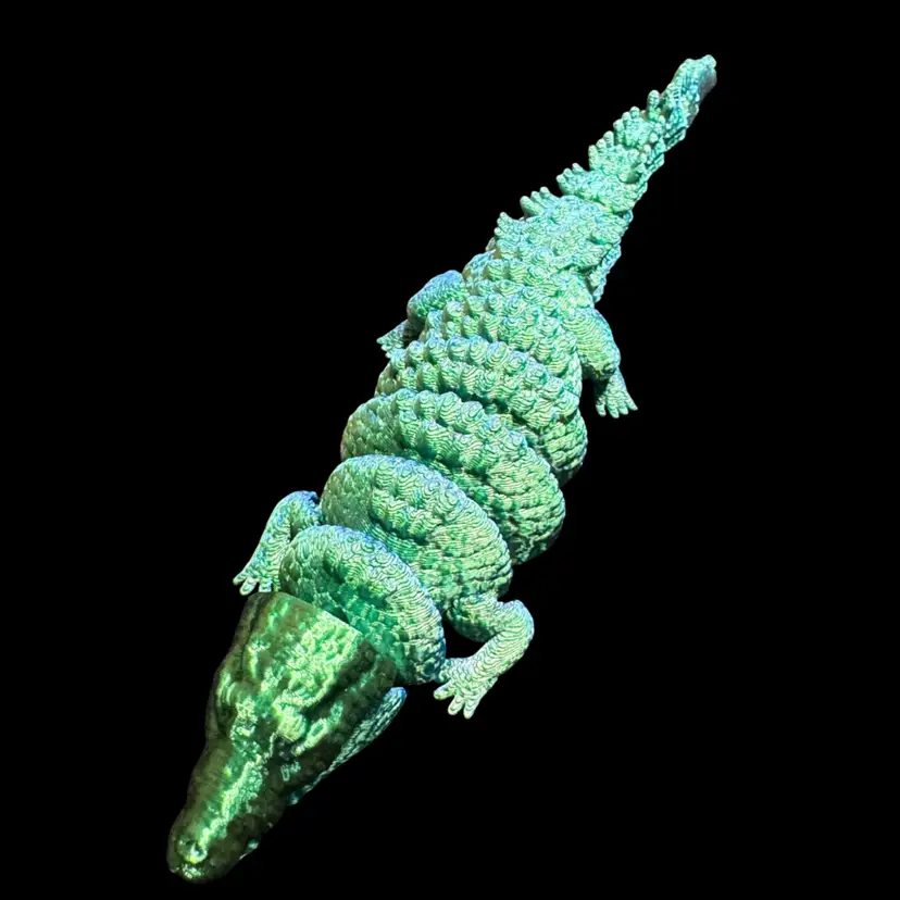3-D Printed Alligator