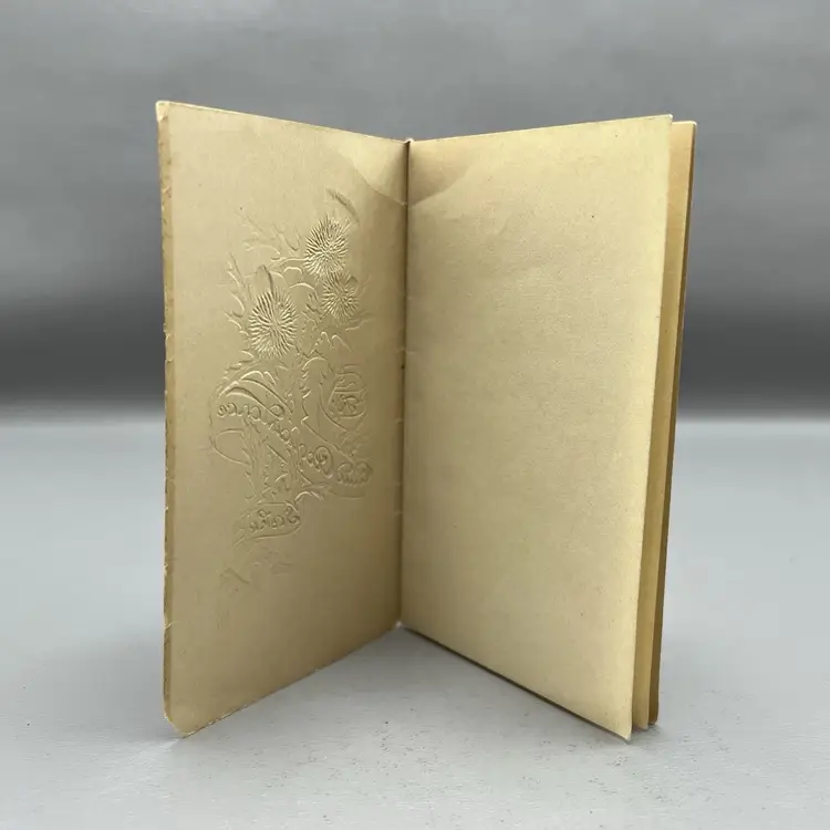 Antique Greeting Card Happy Christmas Alexander Baird & Son Britain Thistle