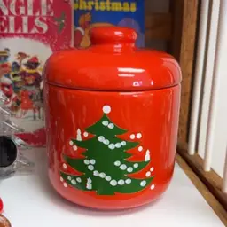 Waechtersbach Christmas tree canister