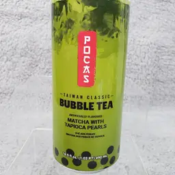 (Choose 1) Bubble Tea POCAS Taiwan Classic Drink with Tapioca Pearls 16.5 fl.oz.