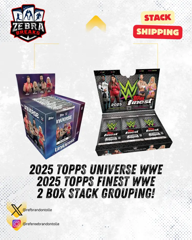 ZB 26104: 2025 Universe WWE/2025 Finest WWE 2 Box Stack Mixer