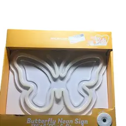 Butterfly Neon Sign And Desk Stand By Merkury Innovation