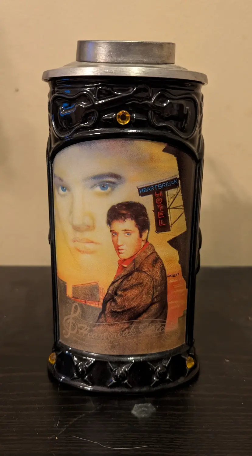 Elvis Presley "Heartbreak Hotel" Beer Stein. Longston Crown