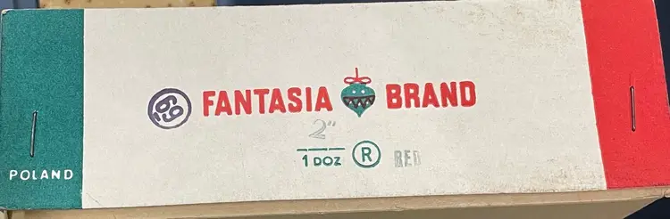 Fantasia Brand Set Of Ornaments