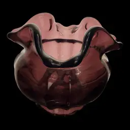 Fenton Glass Vase Amethyst Purple 4.5”