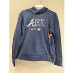 Atlanta Braves Blue Nike Hoodie Medium
