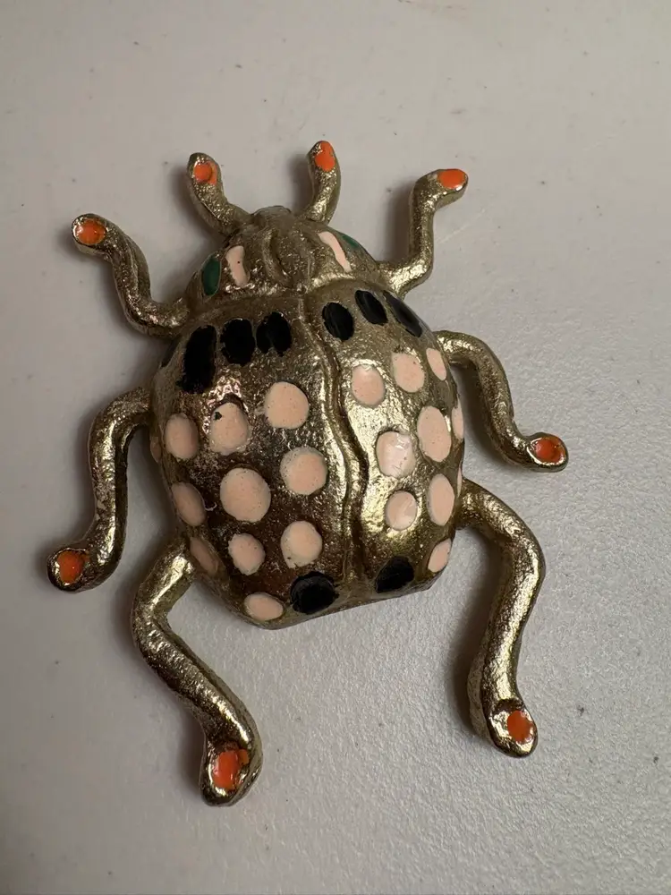 Metal Scarab Wall Hanging