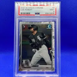 2020 Bowman Chrome Luis Robert RC PSA 9 MINT Chicago White Sox New York Mets