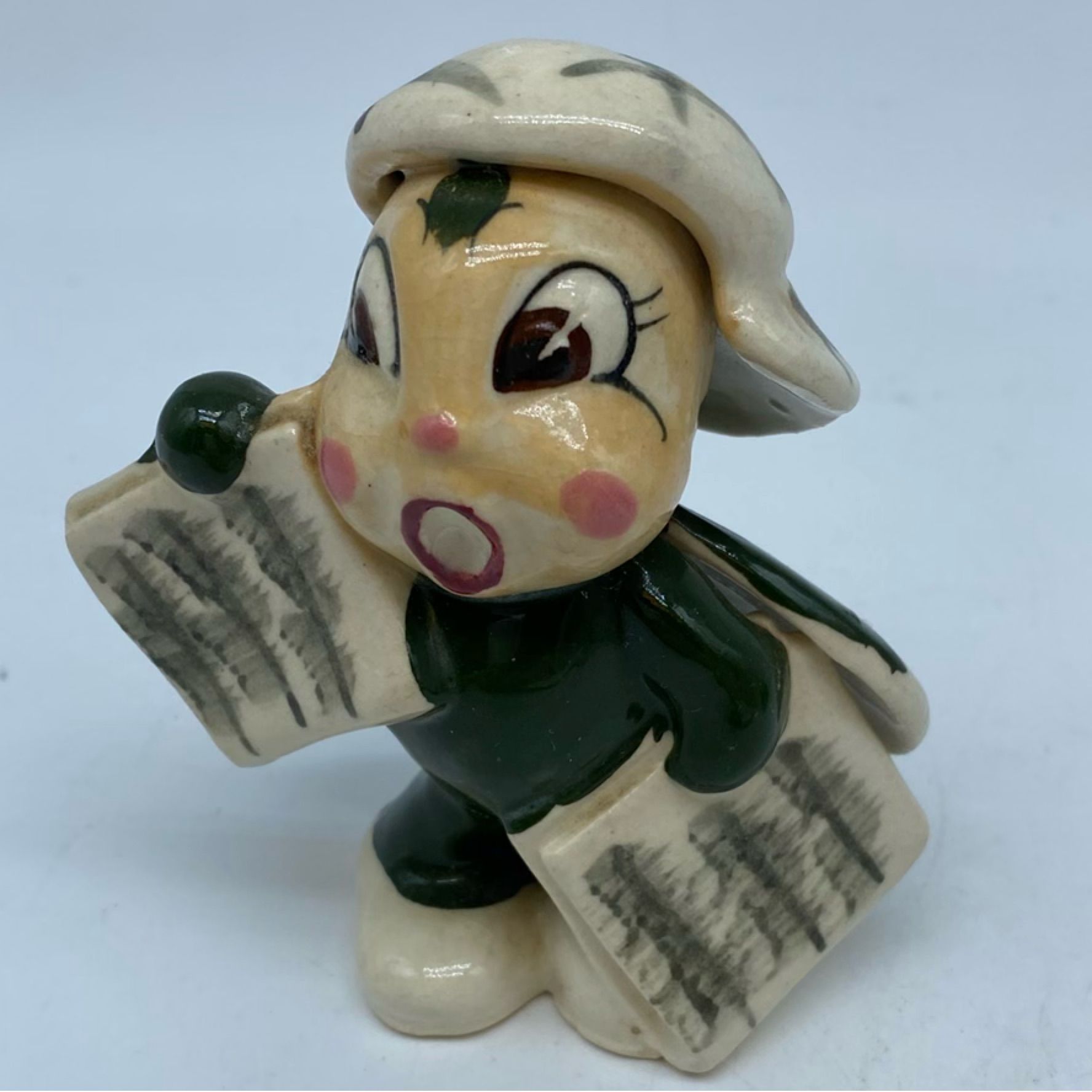 Niknax · #1444 Vintage anthropomorphic Fly (bug Or beetle) 'newsie