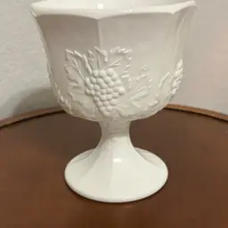 Vintage Indiana Milk Glass Compote