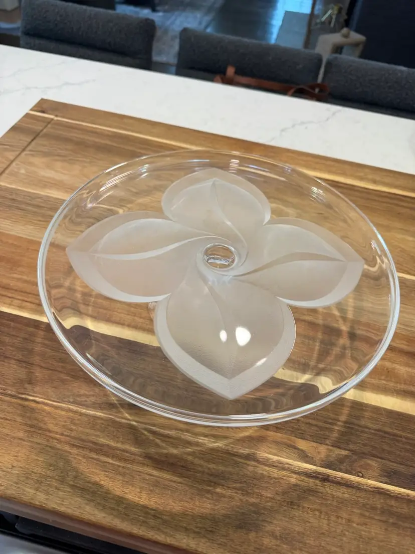 Vintage Crystal Cake Stand