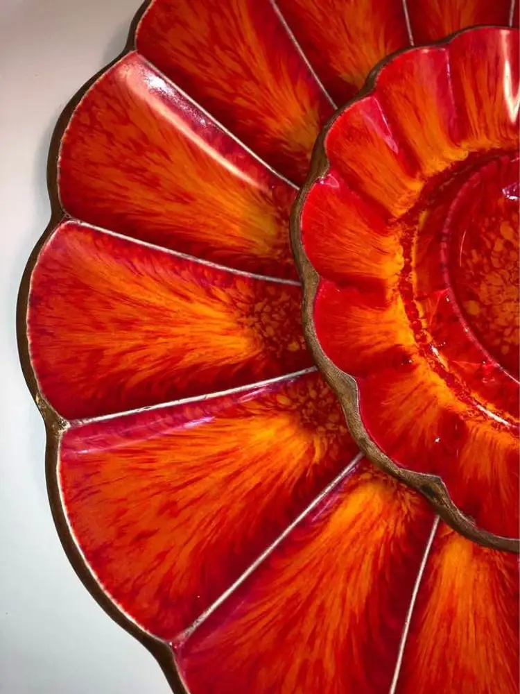 Treasure Craft Large Platter and Dip Set Vintage