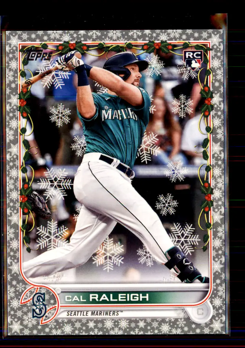 Cal Raleigh 2022 Topps Holiday Metallic #HW175 - Seattle Mariners - (2-89)
