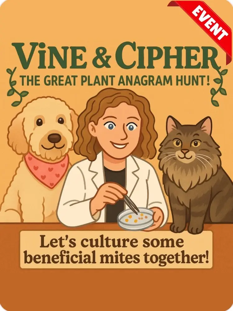 Vine & Cipher Trail: Let’s Culture Some Beneficial Bugs