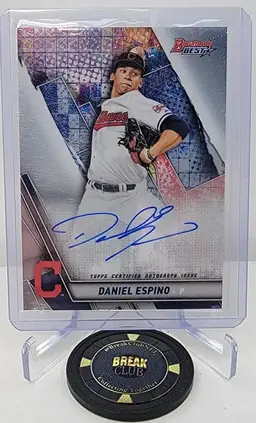 2019 Bowman's Best Best Of 2019 Autograph Daniel Espino #B19-DE - Cleveland Guardians (Indians)