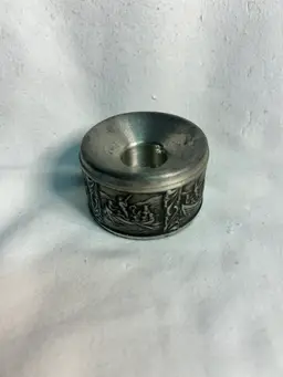 Norwegian Pewter Taper Candle Holder