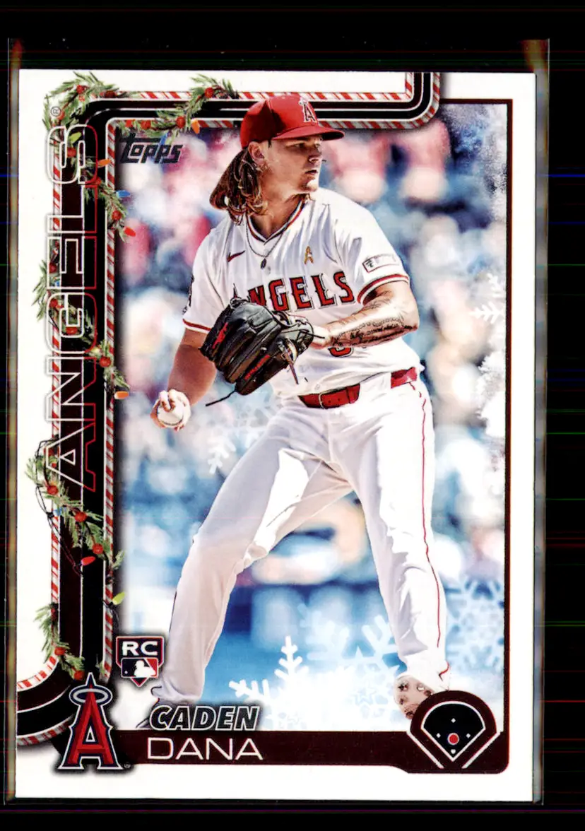 Caden Dana 2025 Topps Walmart Holiday #H133 - (135) - Los Angeles Angels