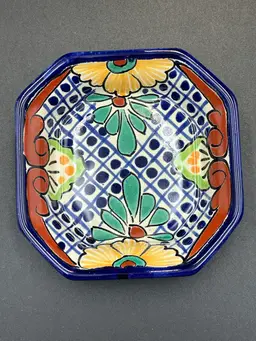 Octagon Talavera Bowl