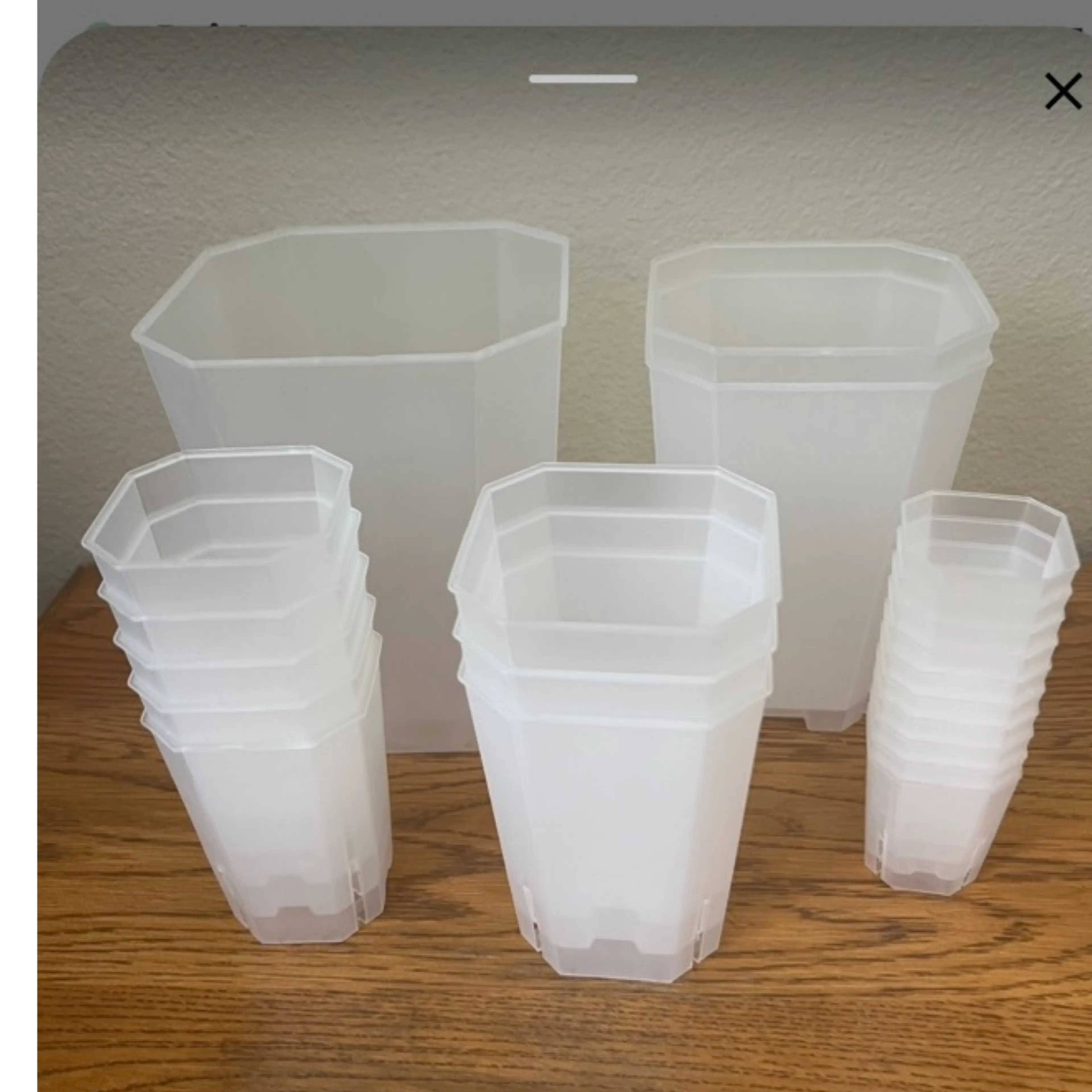 Bundle 21 Square/Pentagon Pots