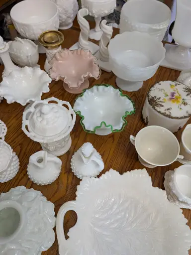 Milk Glass Monday afternoon 